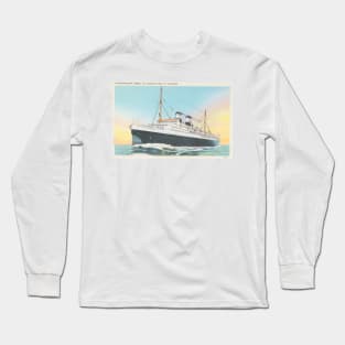 Clyde-Mallory Liners postcard Long Sleeve T-Shirt